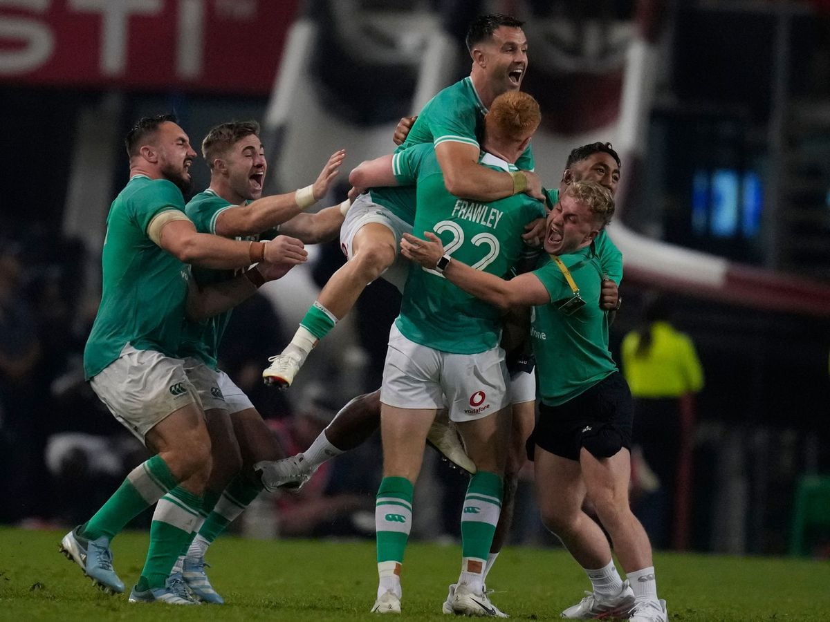 Ciaran Frawley revels in match-winning contribution as Ireland stun South Africa