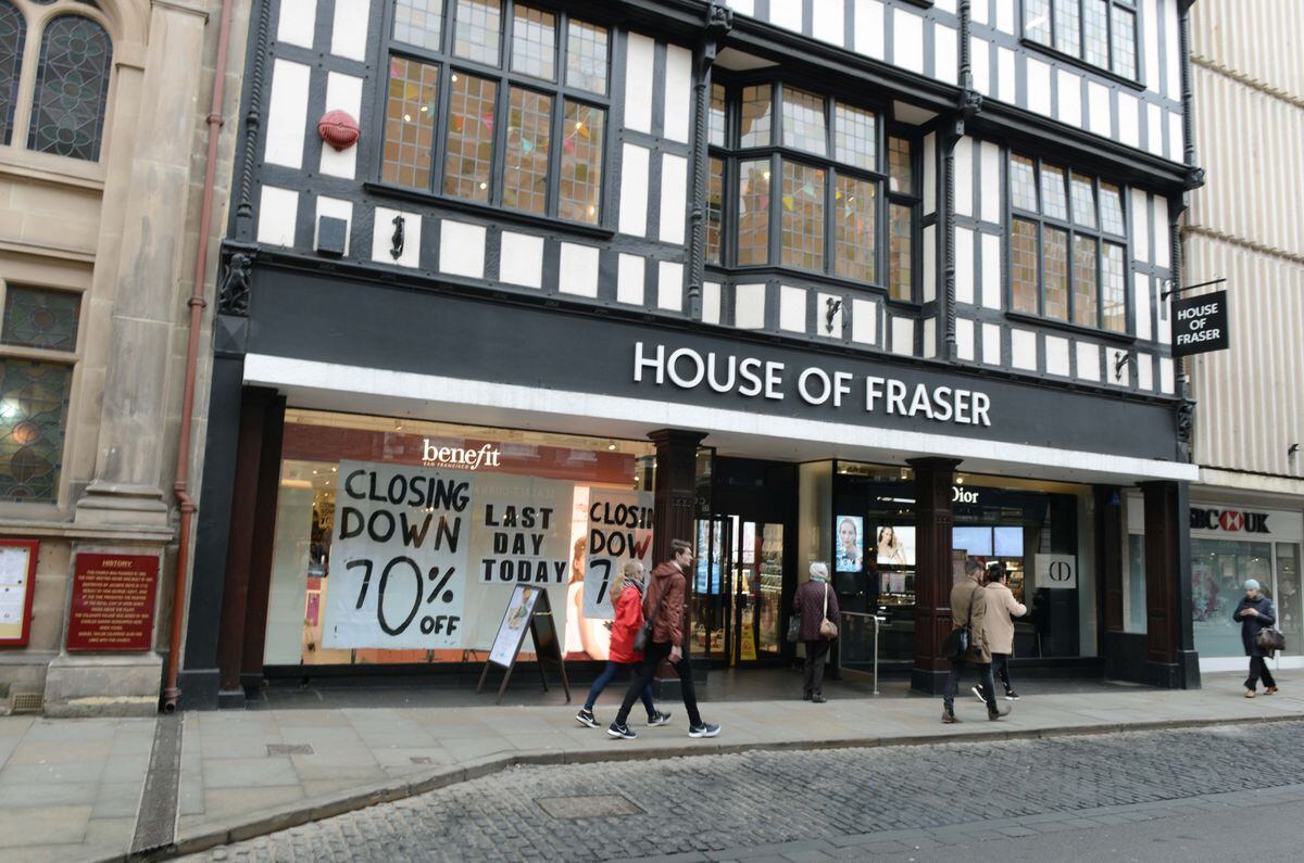 House of Fraser Memories and regrets as Shrewsbury store closes