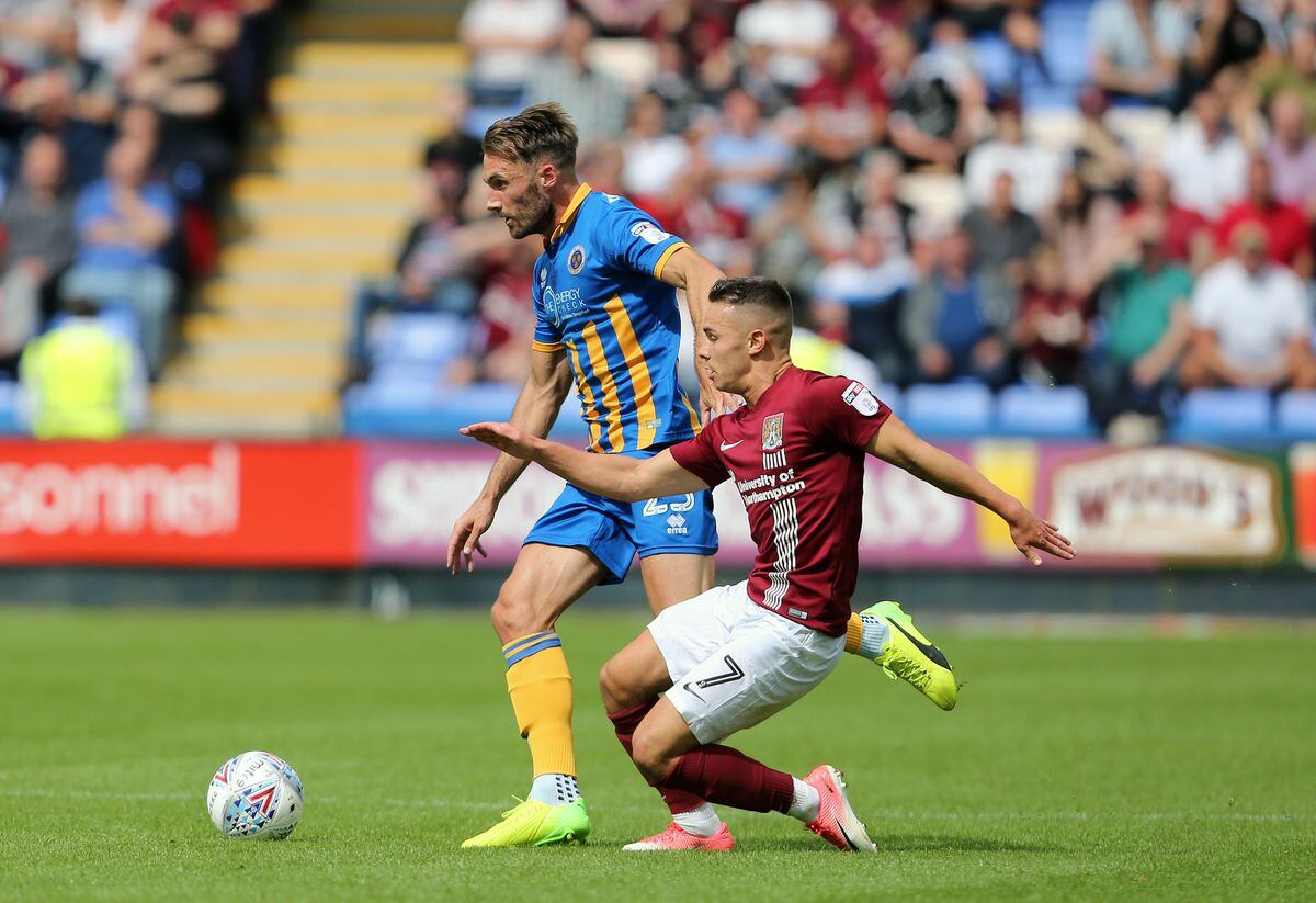 Shrewsbury 1 Northampton Town 0 Report and pictures Shropshire Star