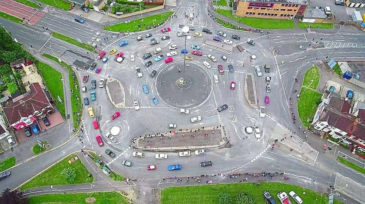 Meole Brace roundabout row: Going round and round in circles around the ...