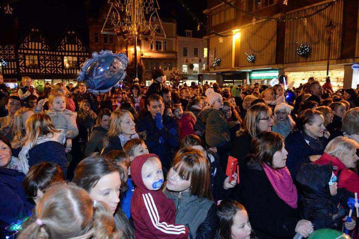 Special broadcast of Shrewsbury Christmas lights switchon Shropshire