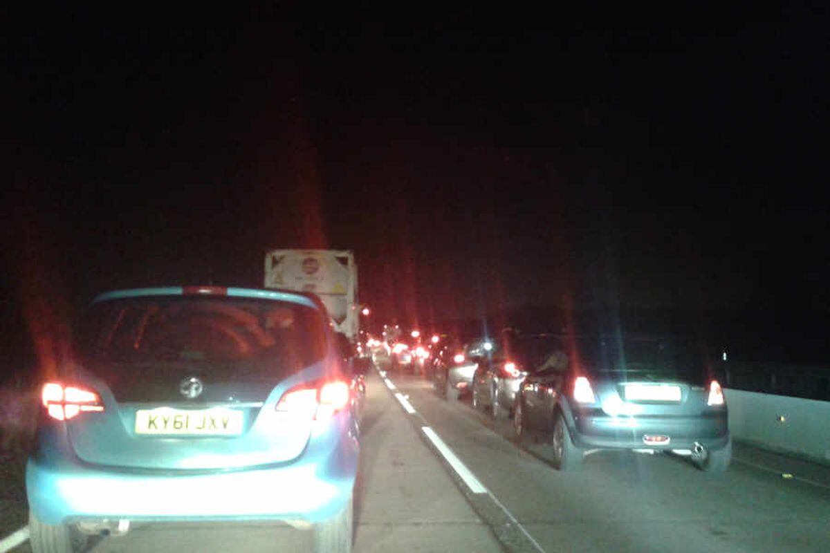 Two Rush Hour Crashes Cause Chaos On The M54 In Shropshire Shropshire