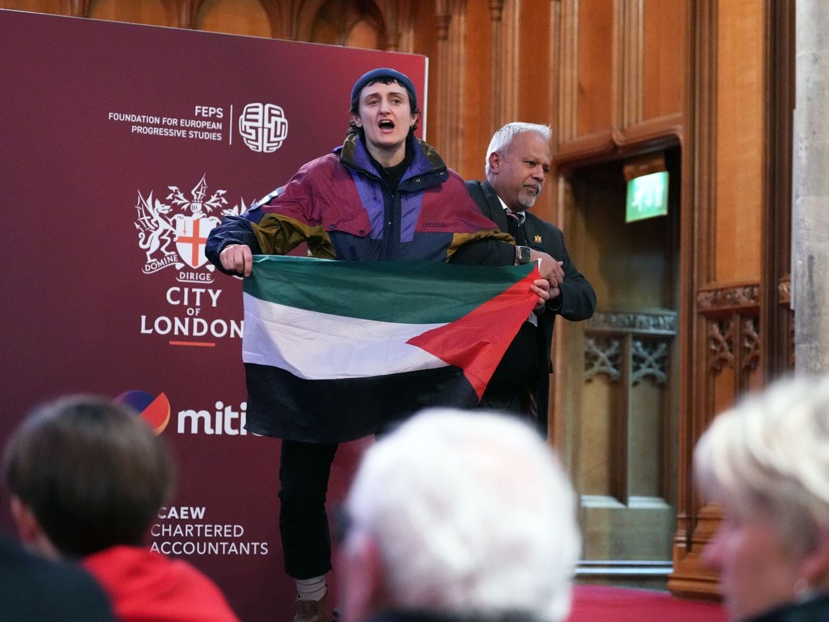 David Lammy S Speech Disrupted By Pro Palestinian Protesters   T3MGEJB5RVEZNMEYJ7I7OGHP2M 