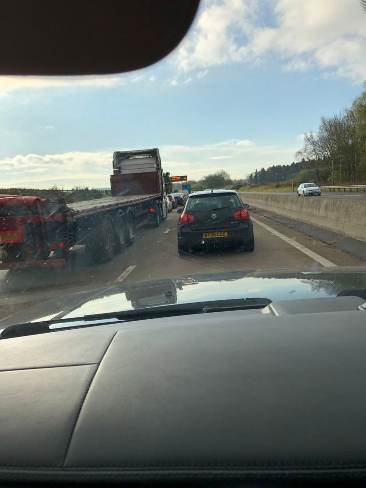 Rush Hour Delays On M54 After Multi Car Crash Shropshire Star