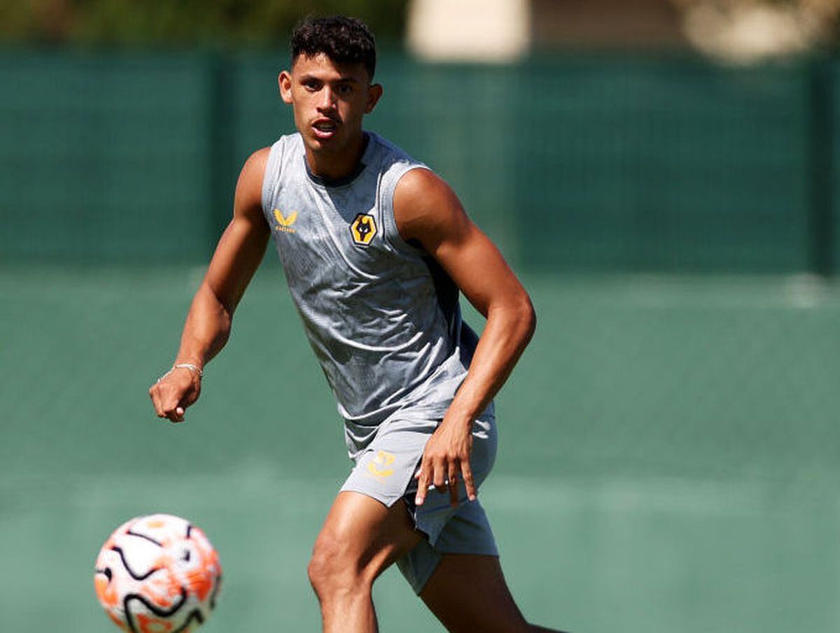 Nunes training in Portugal earlier this month (Photo by Jack Thomas - WWFC/Wolves via Getty Images).