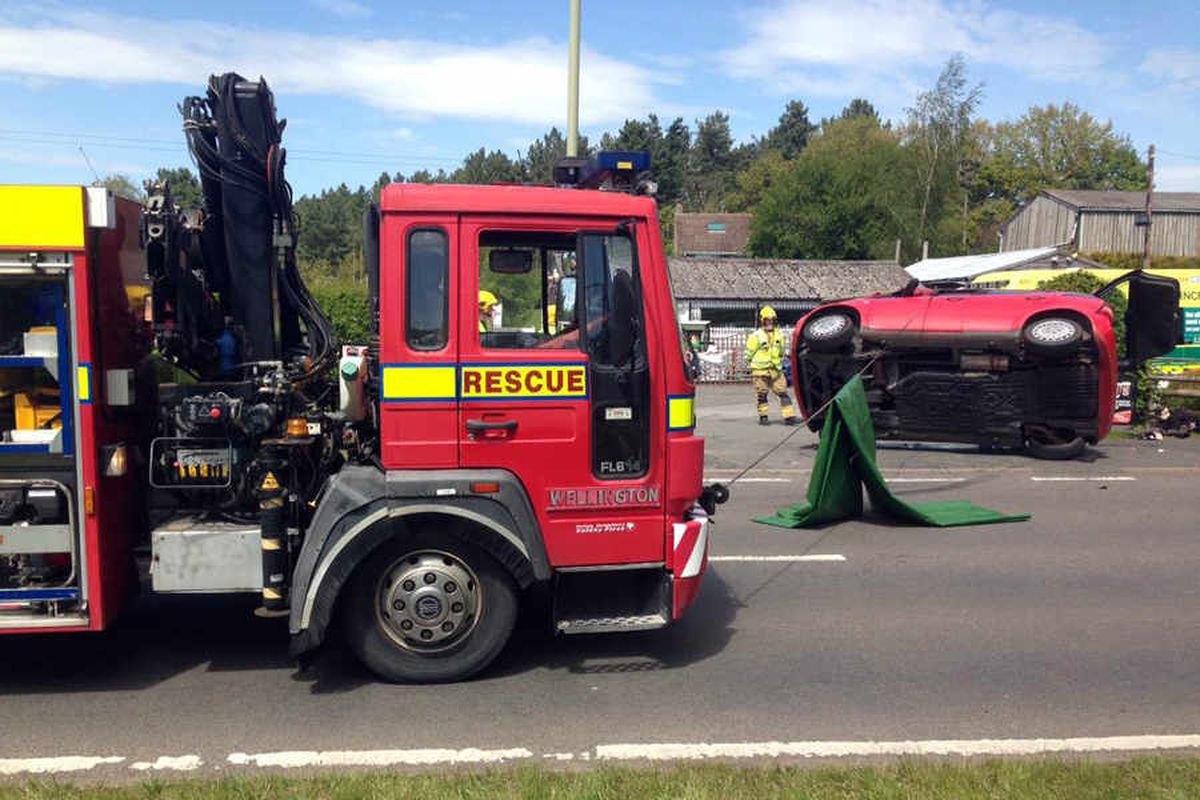 Woman Cut Free From Car After Bridgnorth Crash | Shropshire Star