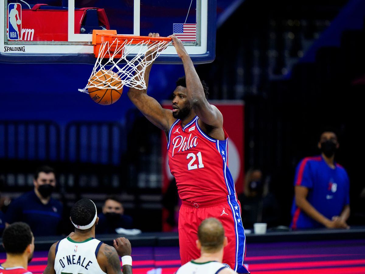 Joel Embiid Goes Big As Philadelphia 76ers Defeat Utah Jazz In Overtime ...