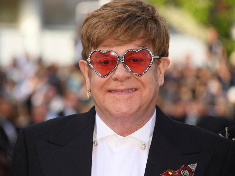 Sir Elton John Performs On Cannes Beach After Rocketman