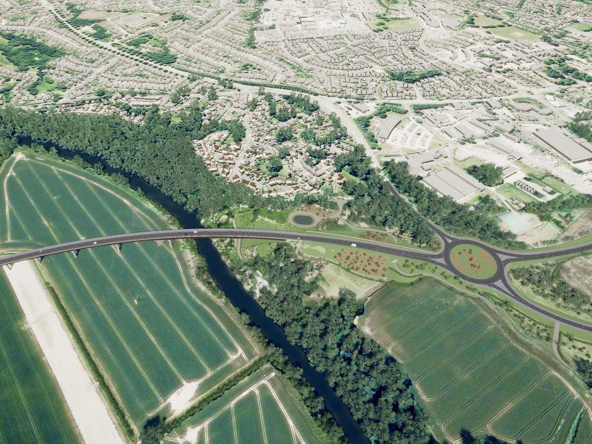 The costs for Shrewsbury's proposed North West Relief Road have risen significantly