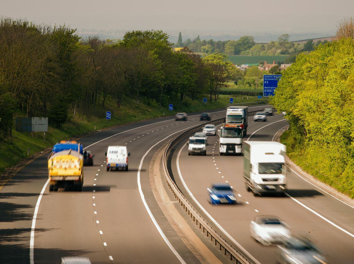 Rush Hour Delays After Crash On M54 Near Telford Shropshire Star