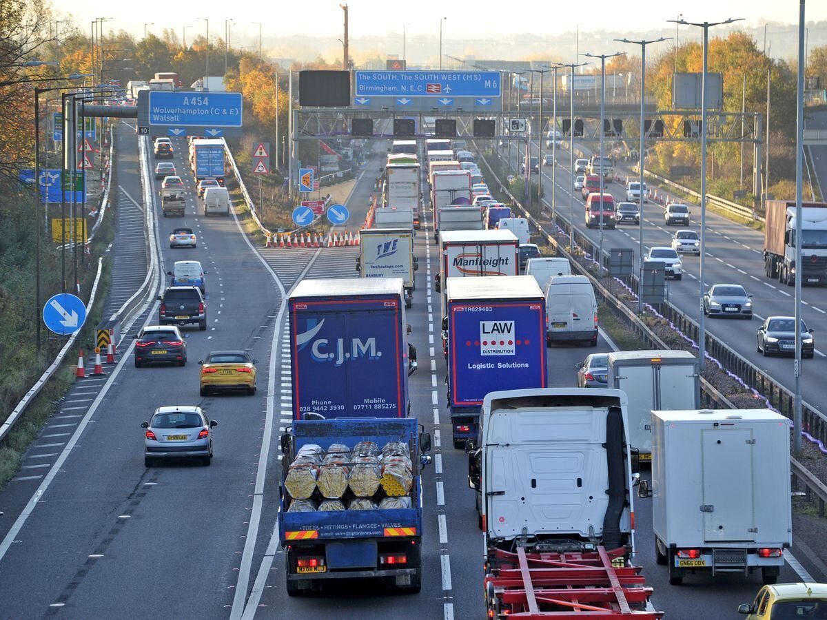 Two weeks of overnight closures at M6 Junction 10 due to start