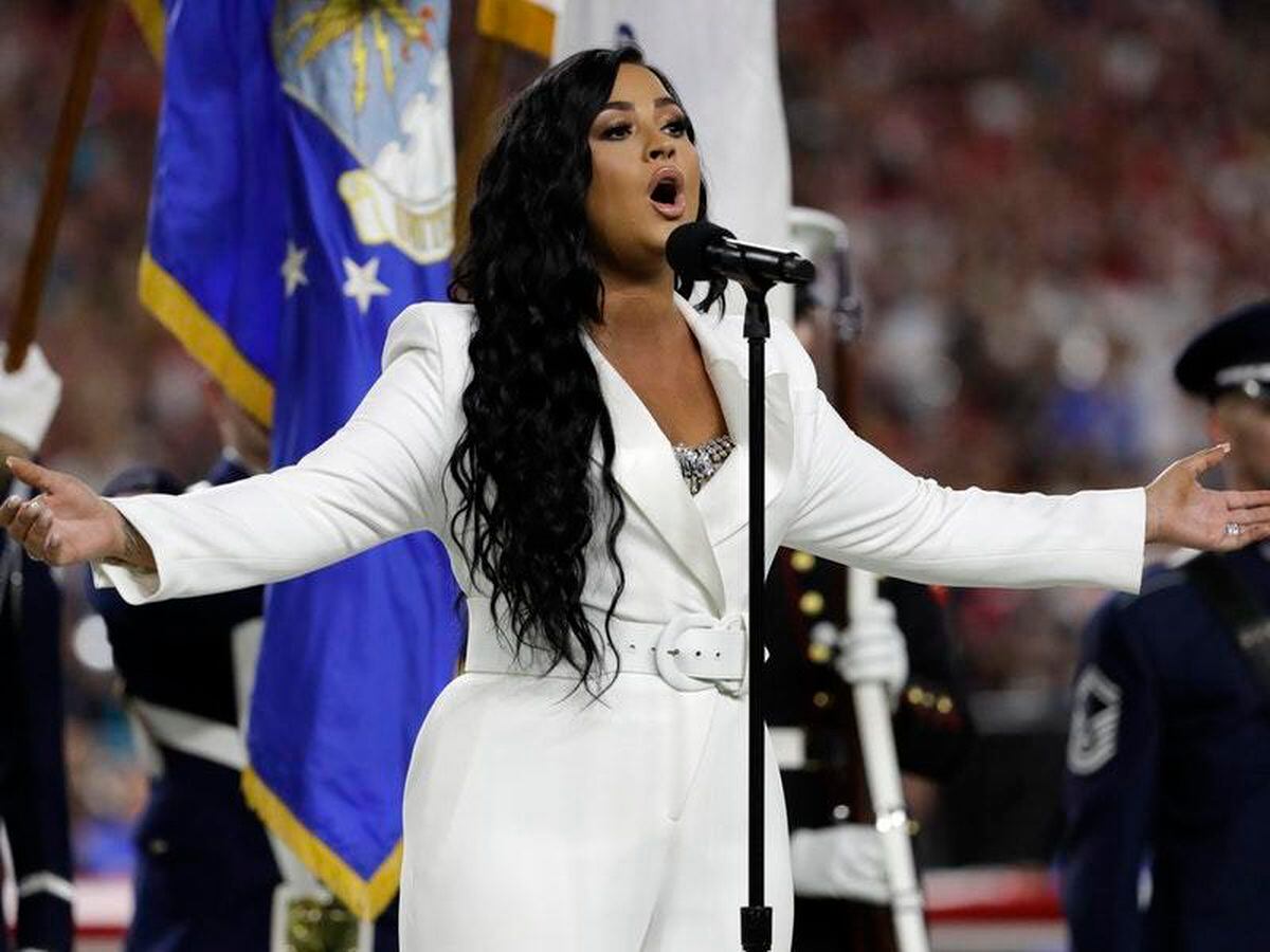 Demi Lovato draws Whitney Houston comparisons after Super Bowl ...