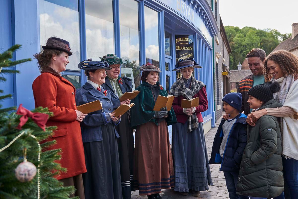 Santa sets up camp as festive magic comes to Blists Hill Victorian Town