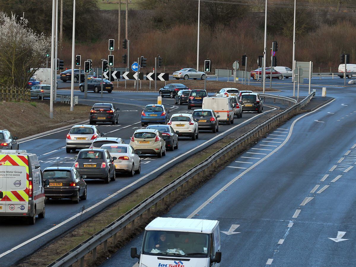 Series of overnight closures on A5 through Shrewsbury for