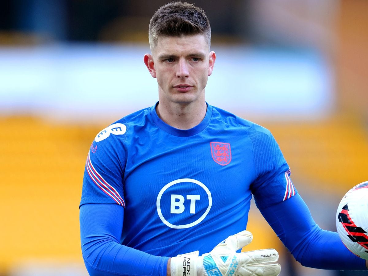  Nick Pope, the Burnley and England goalkeeper, poses for a photo.