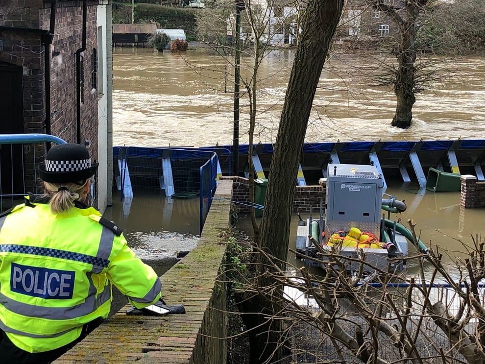 Ironbridge flood barriers buckled ‘because road by river is not