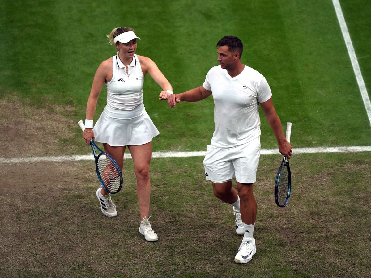 Marcus Willis reaches mixed doubles quarter-finals on Wimbledon return