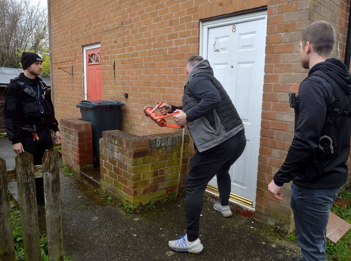 Police Smash Door In As Crackdown Launched On Prolific Criminals