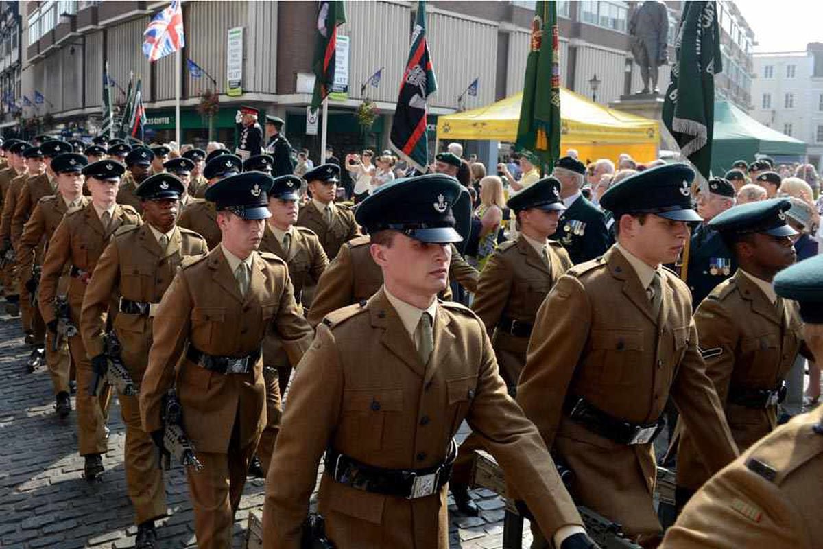 pictures-and-video-the-rifles-regiment-given-freedom-of-shrewsbury