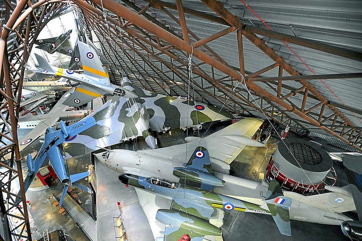 Staff man Andy gets unique view of RAF Cosford museum display ...