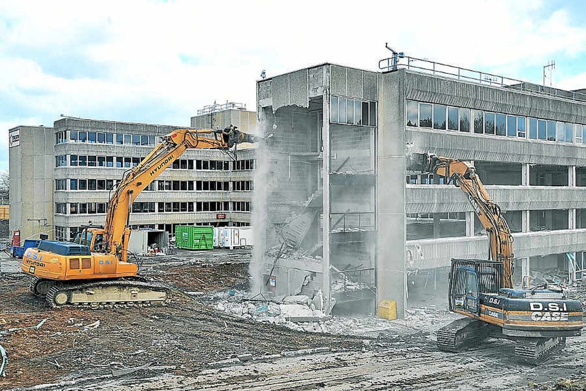 Telford Civic Offices Demolished To Make Way For Asda Shropshire Star