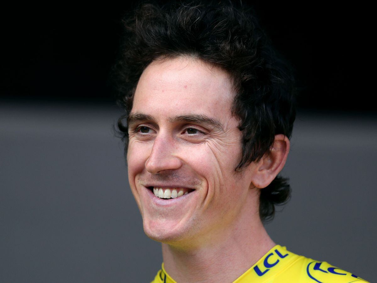 Geraint Thomas smiles