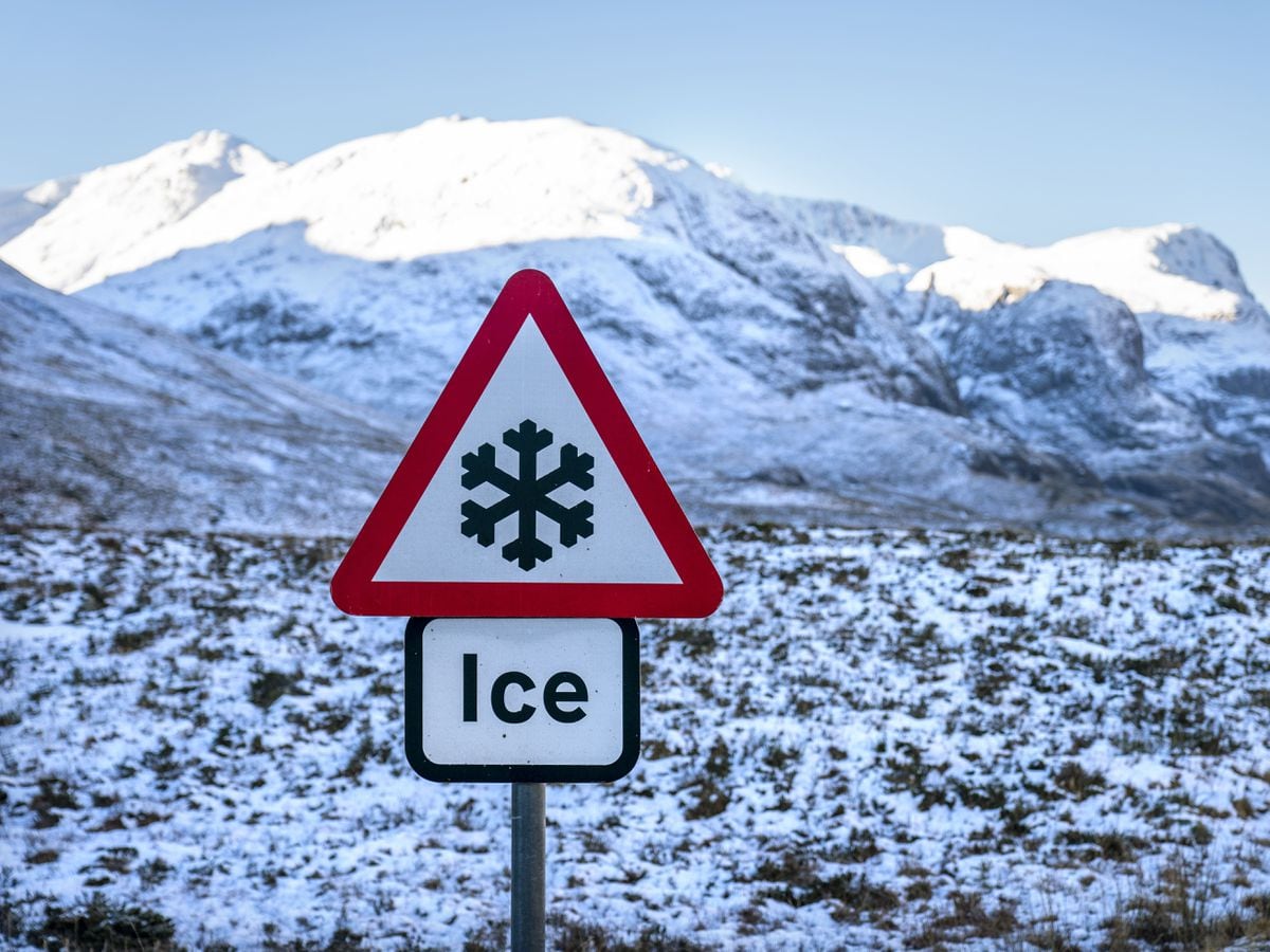 Ice risk in parts of UK as temperatures to plummet to minus 10C
