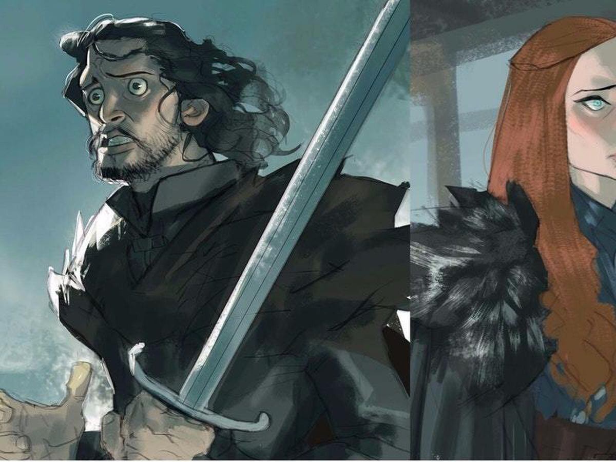 Here’s what the <b>Game</b> Of Thrones cast would look like as illustrated.