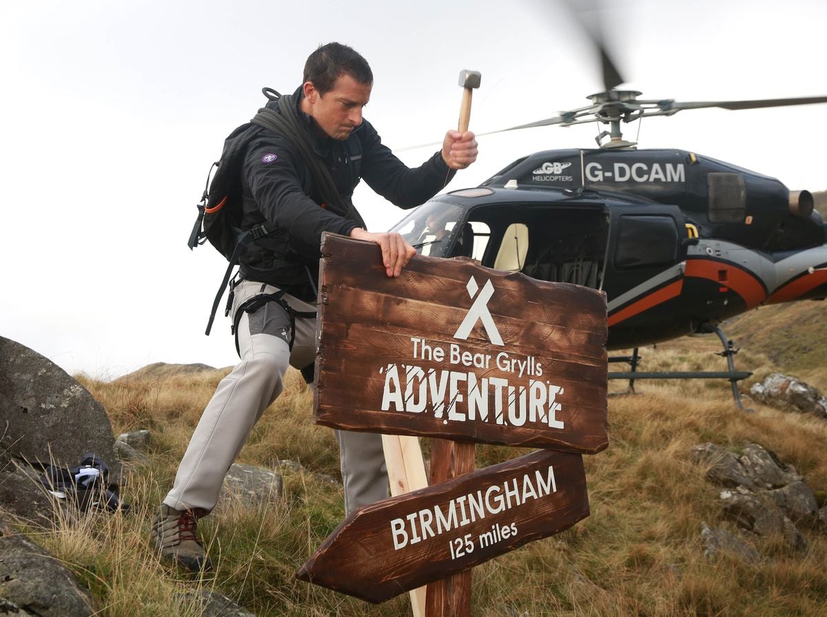 Bear Grylls Adventure TV star unveils new £20 million attraction set