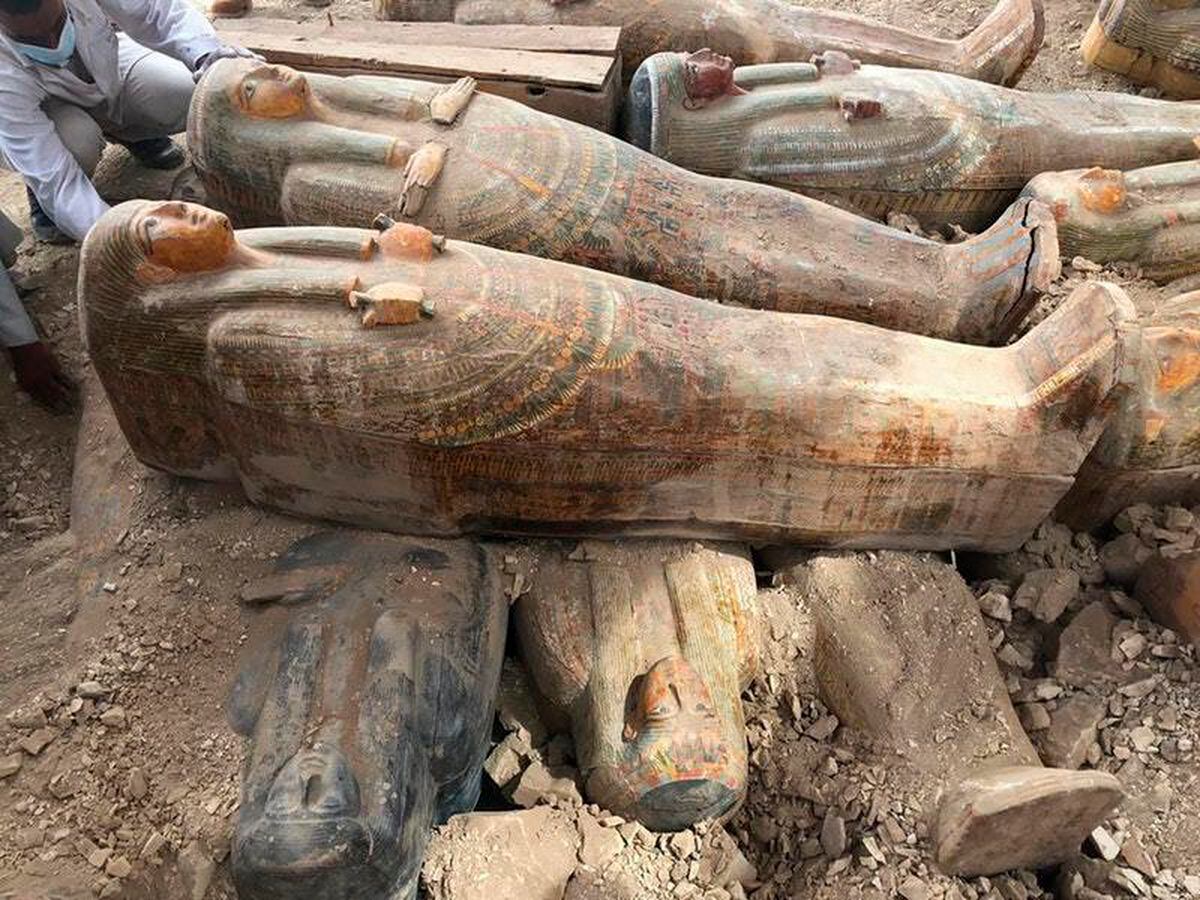 Egypt Announces Discovery Of Ancient Coffins At Site In Luxor