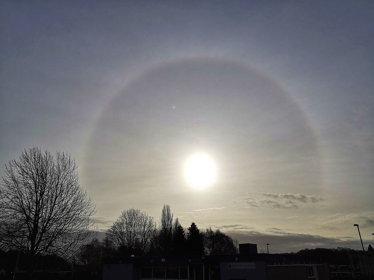 Liam captures 'sun halo' over Shropshire | Shropshire Star