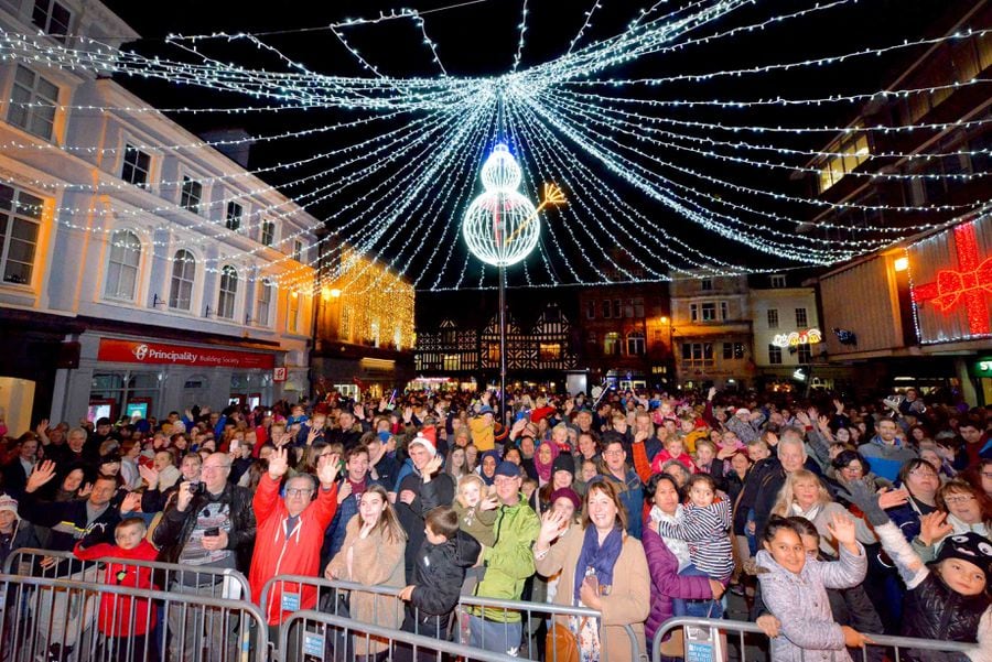 GALLERY Thousands watch as Shrewsbury Christmas lights switched on Shropshire Star