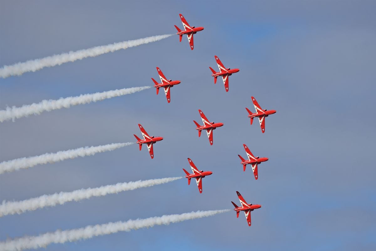 Shropshire RAF engineer flying high with the Red Arrows | Shropshire Star