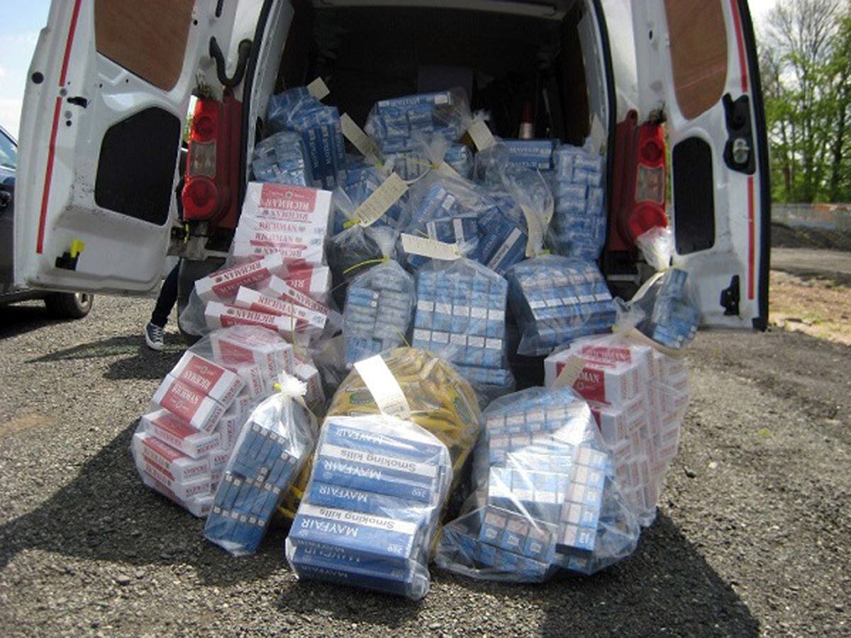 Two Arrested As £43 000 Of Illegal Cigarettes And Tobacco Seized During