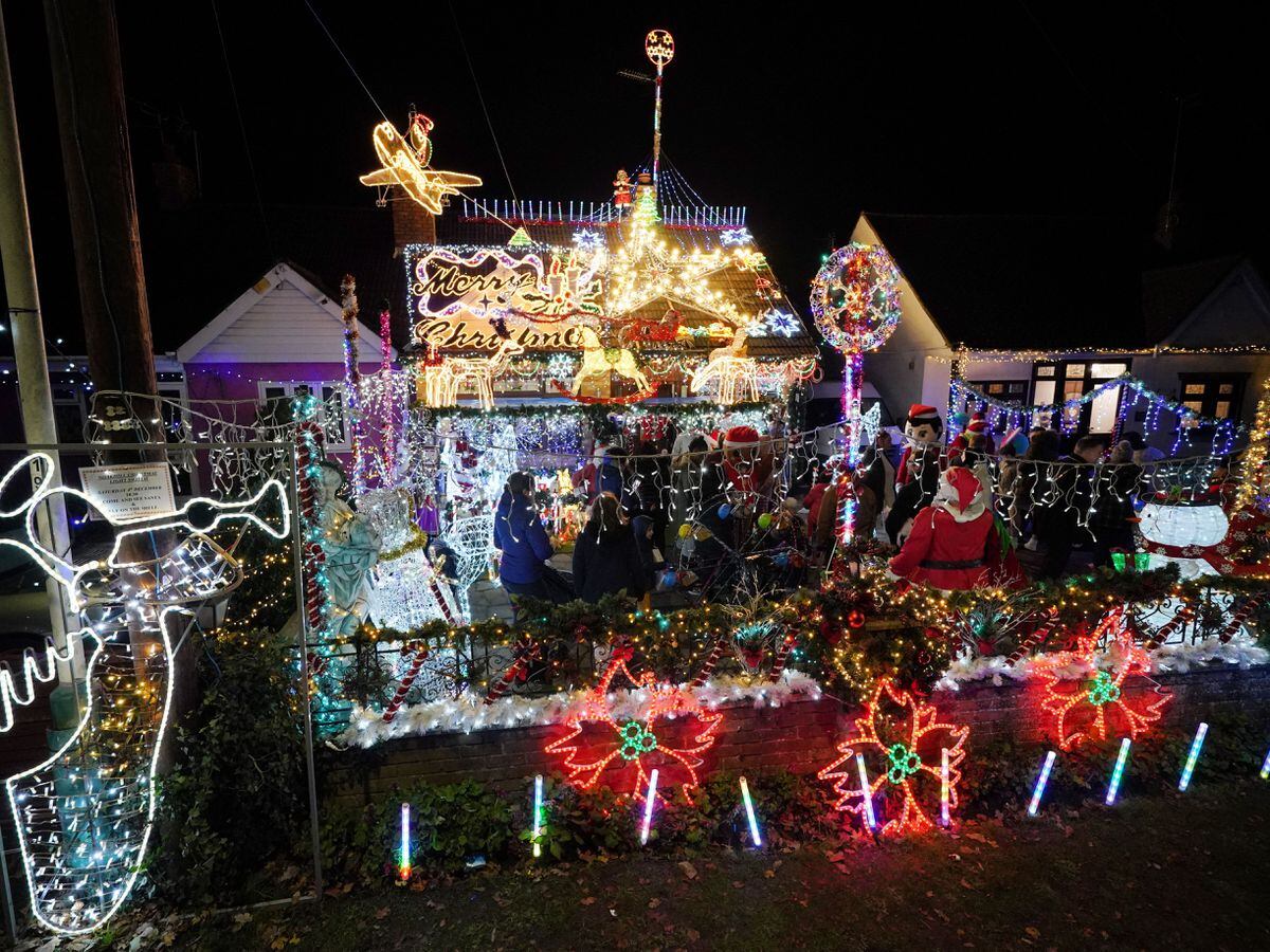 Folsom Telegraph Christmas Lights 2022 Couple Use Thousands Of Lights To Create Elaborate Charitable Christmas  Display | Shropshire Star