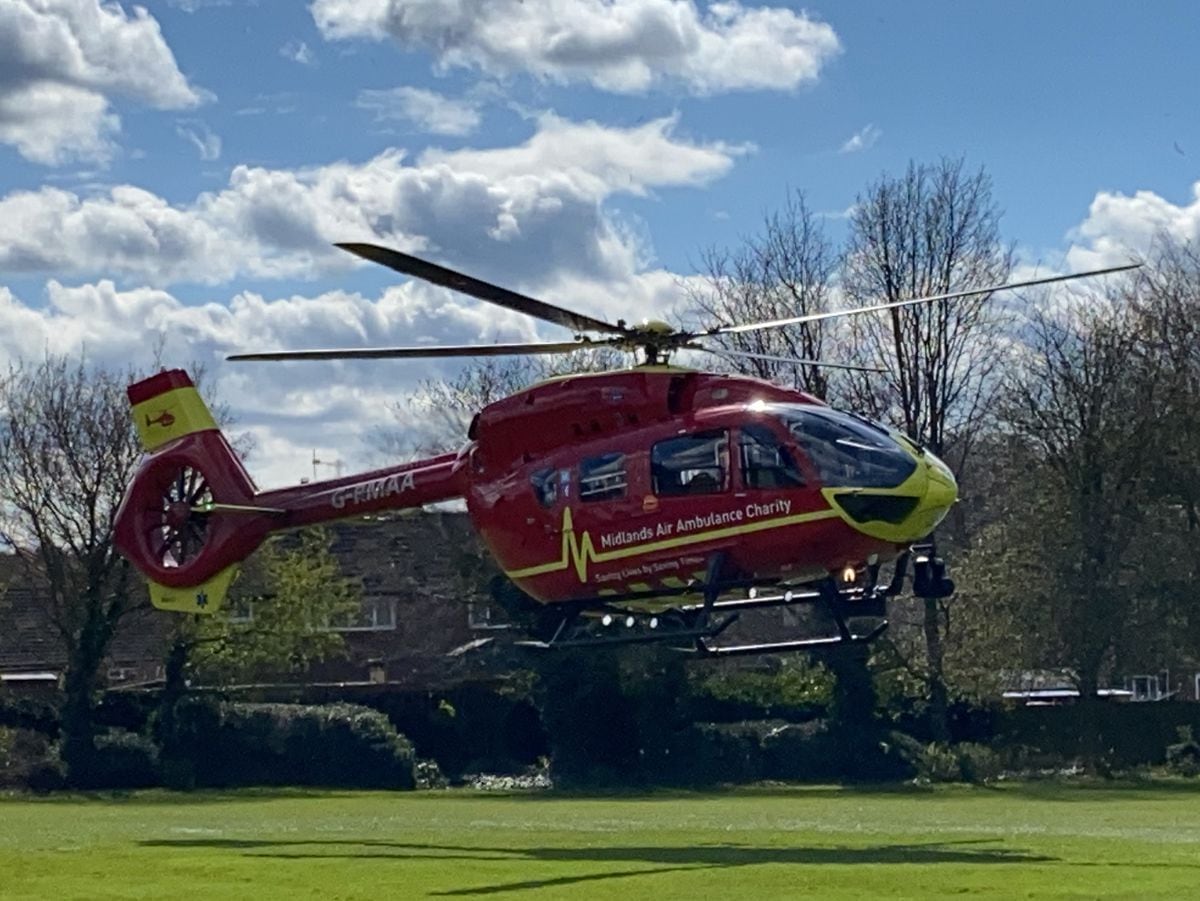 Emergency services descend on Telford street as man hurt resisting ...