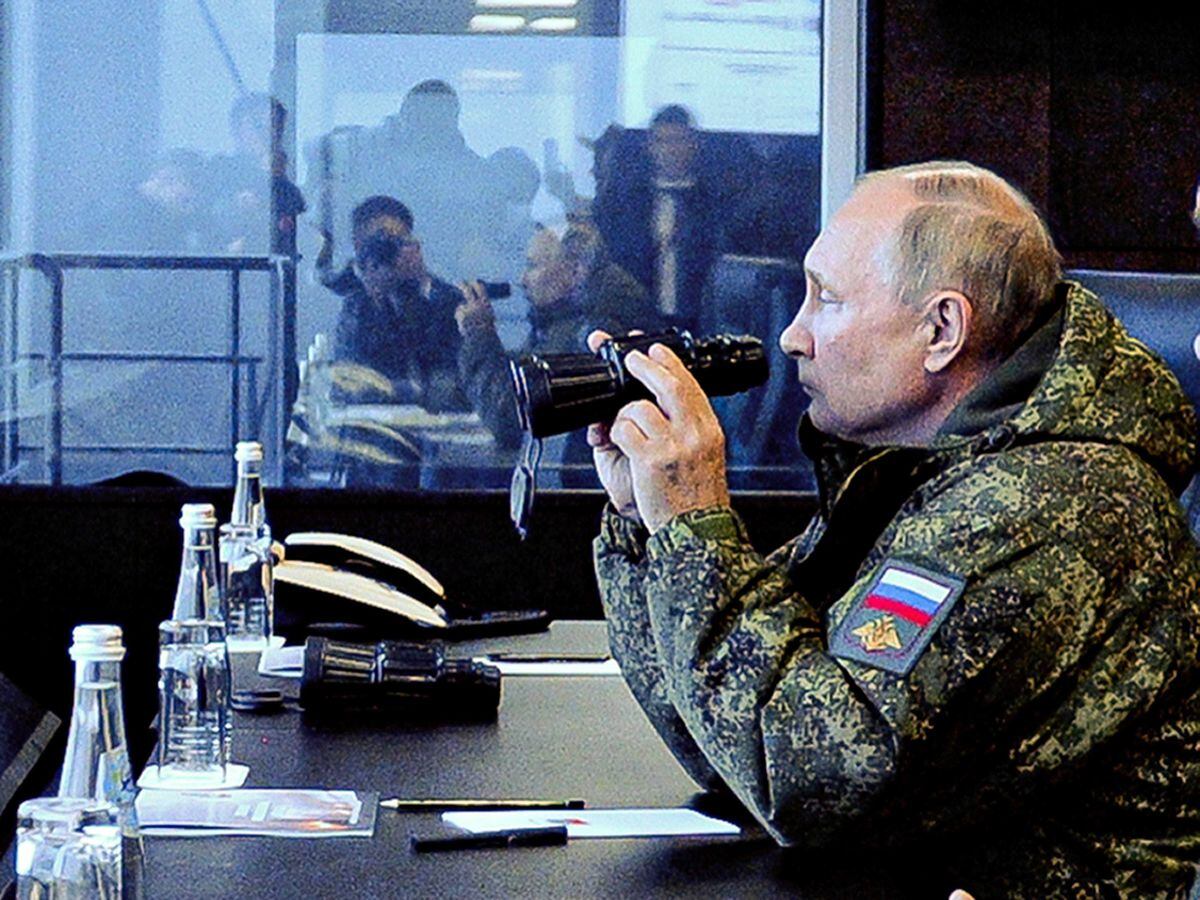 Putin Attends Joint Military Drills With China | Shropshire Star