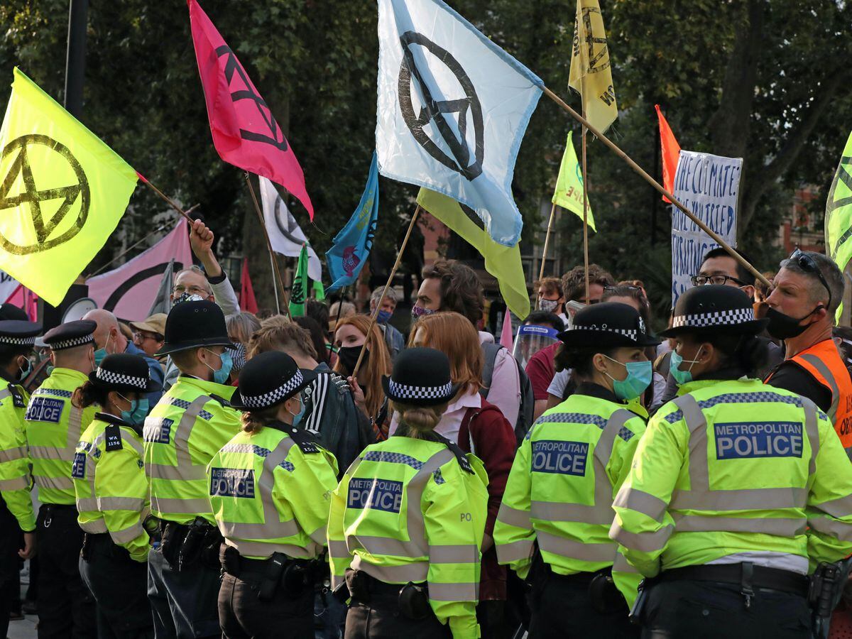 90 Arrests During Extinction Rebellion Protests Shropshire Star 6386