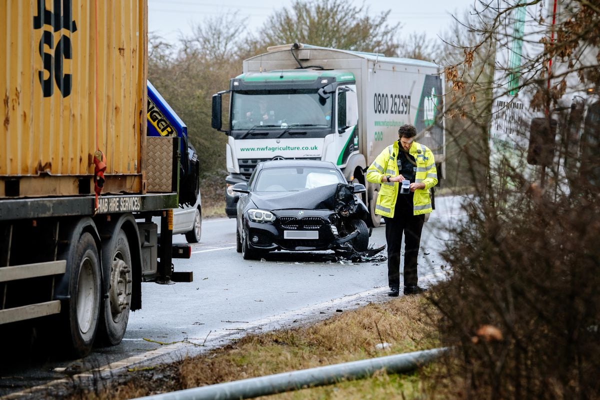 Three-vehicle smash leads to long delays on major Shropshire route ...