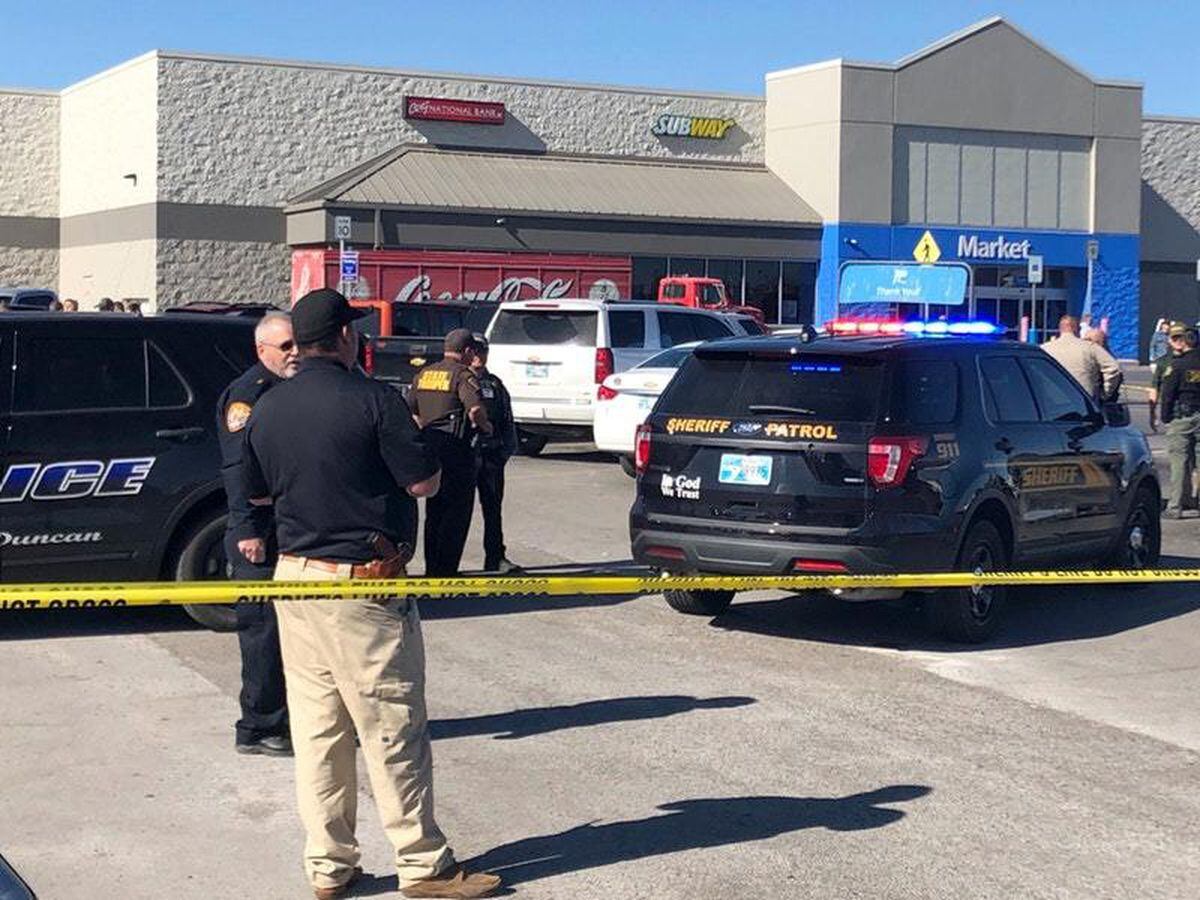 Three die in shooting spree outside Walmart store in Oklahoma