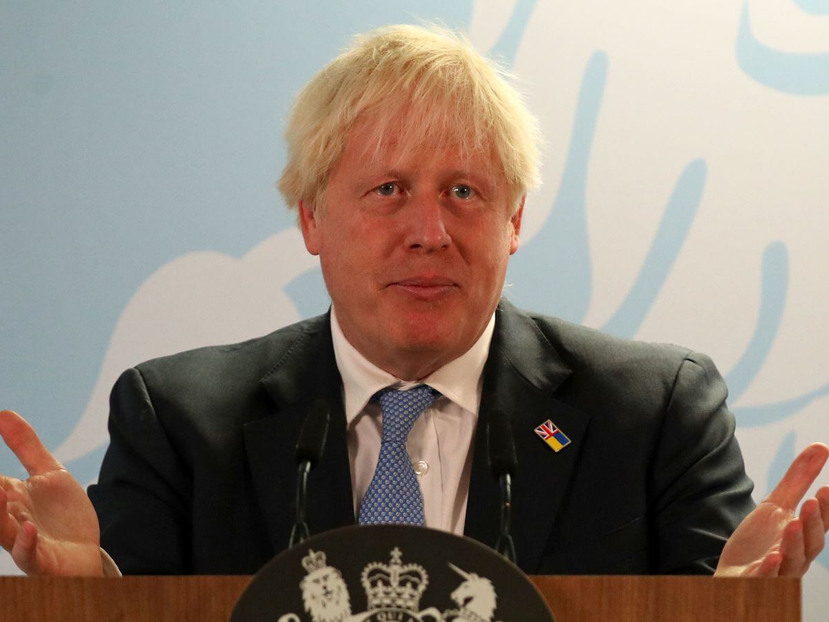 Stop Sizewell C Protesters Lined Road As Boris Johnson Visited Nuclear ...