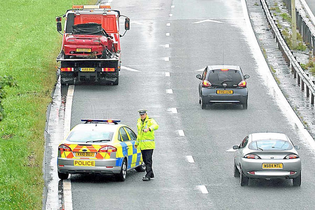 Telford Crash Puts Woman In Hospital As Car Overturns Shropshire Star