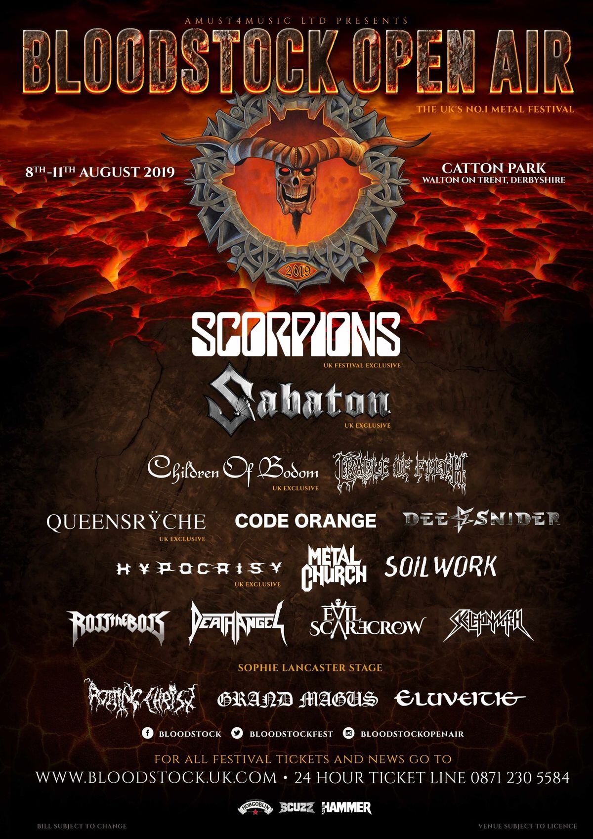 Bloodstock Festival 2019: Grand Magus, Evil Scarecrow And More ...