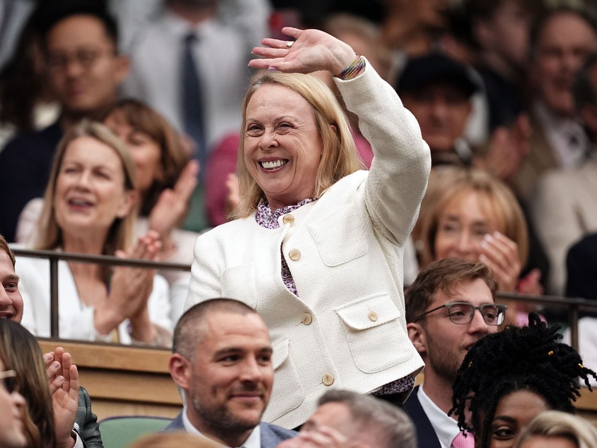 Torvill and Dean are among the stars enjoying the action on day six of Wimbledon