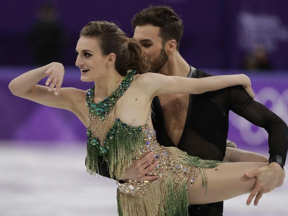 French ice dancer suffers Olympics wardrobe malfunction on live TV