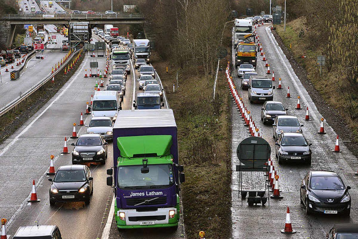 New misery for M54 drivers as bridge closed | Shropshire Star