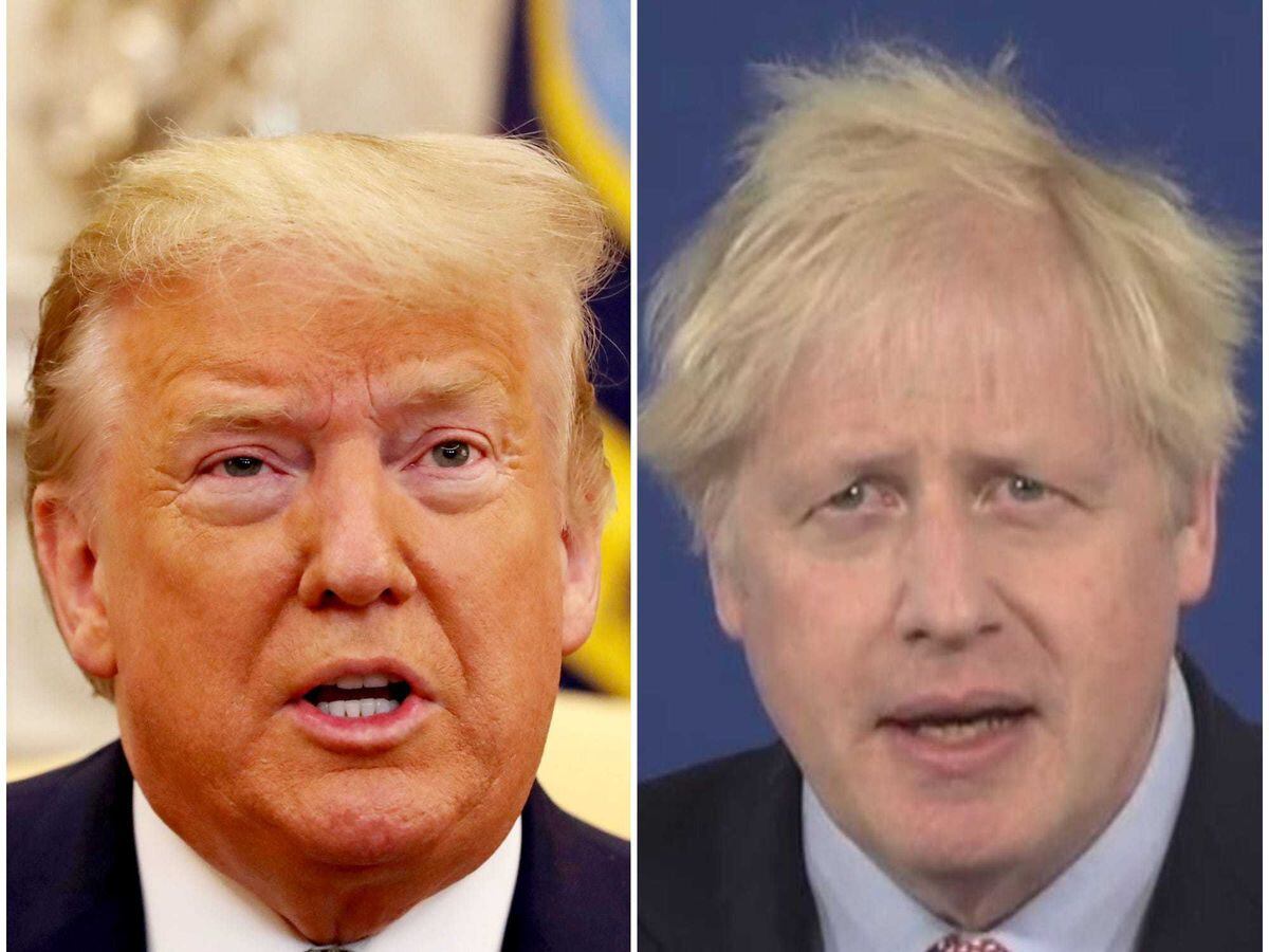 Donald Trump: ‘Very Thankful’ For Boris Johnson’s Support During Covid ...