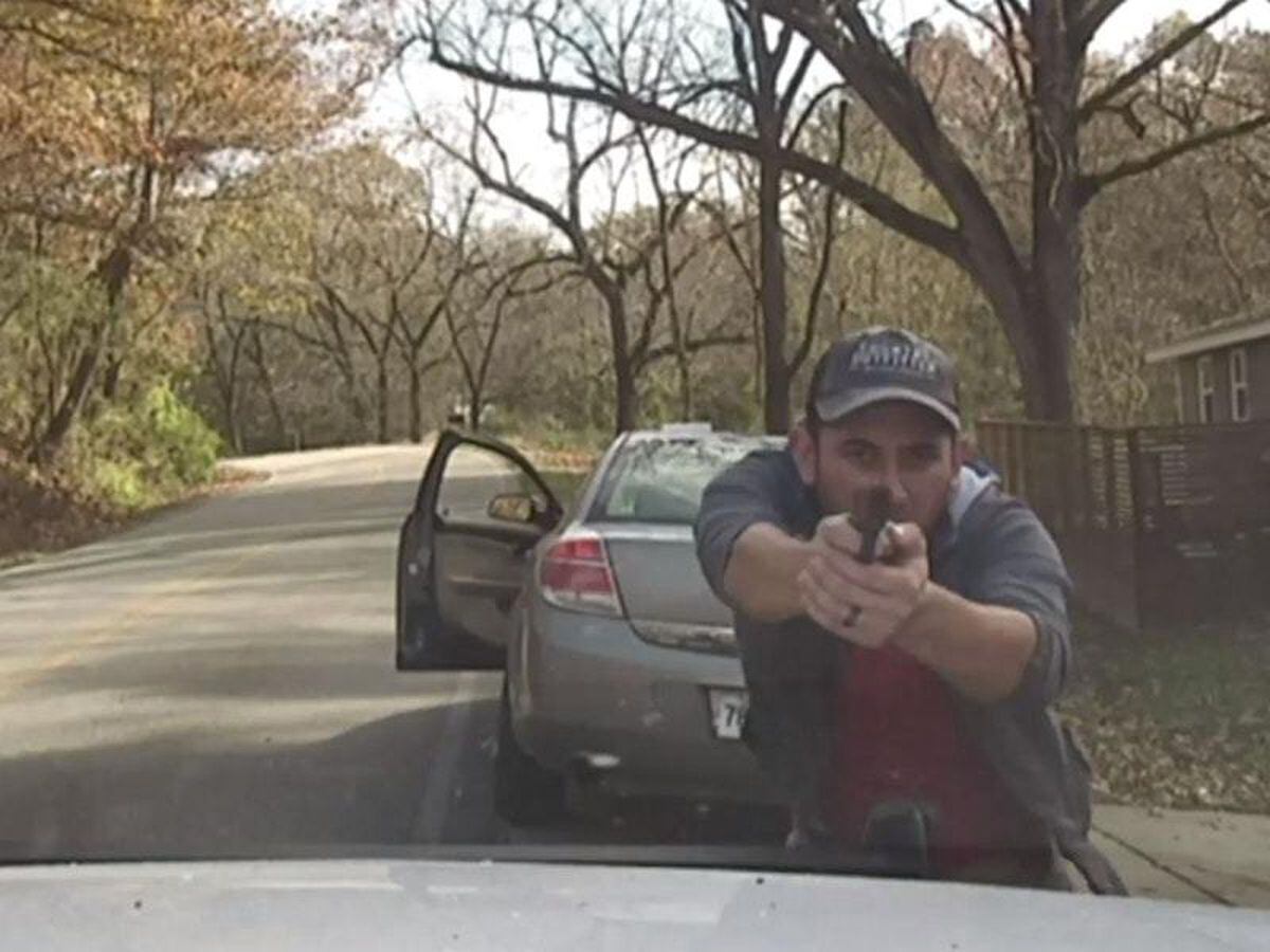 Dramatic Dashcam Video Shows Man Shooting At Officer During Traffic ...