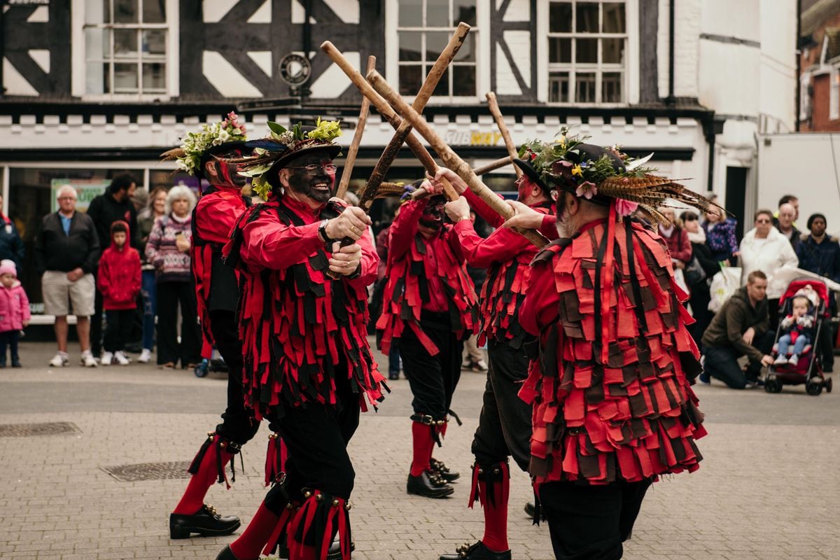 Morris dancing festival hits streets of Wellington in pictures