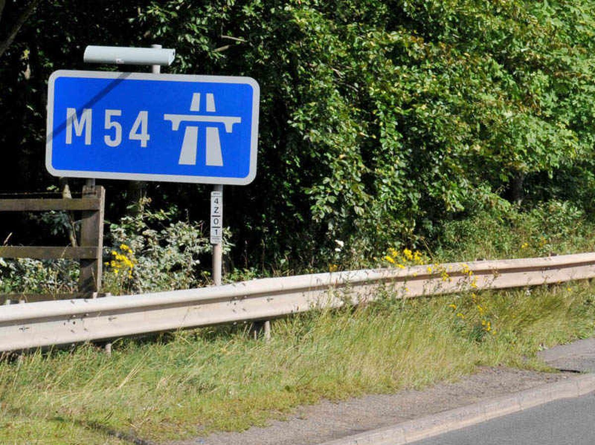 Two injured in two vehicle crash on M54 that caused rush hour